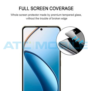 Tvrzen&eacute; sklo Shield4U 3D Curved Edge Realme 12 Pro 5G (RMX3842), 12 Pro+ 5G (RMX3840) čern&eacute;