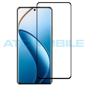Tvrzen&eacute; sklo Shield4U 3D Curved Edge Realme 12 Pro 5G (RMX3842), 12 Pro+ 5G (RMX3840) čern&eacute;