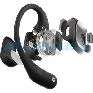 Shokz OpenFit bluetooth sluch&aacute;tka, čern&aacute;