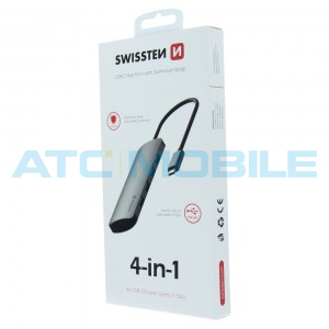 SWISSTEN USB-C Hub 4v1 (4x USB 3.0) hlin&iacute;k