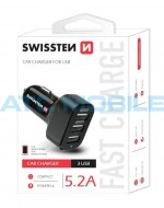 Autonab&iacute;ječka 3x USB (5,2A)
