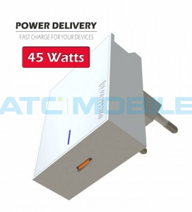 SWISSTEN cestovn&iacute; adapt&eacute;r PD 3.0 (USB-C) b&iacute;l&yacute; 45W