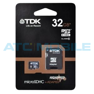 TDK microSDHC karta 32 GB, class 10 + adapt&eacute;r TDK