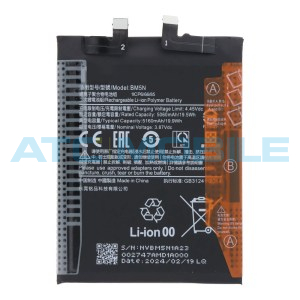 Baterie Xiaomi BM5N 5160 mAh (Poco F5 Pro) OEM včetně lepen&iacute;