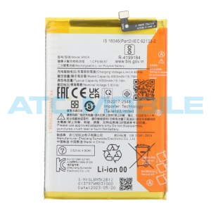 Baterie Xiaomi BN5K 5000 mAh (Redmi 12, Redmi 12C), origin&aacute;ln&iacute; včetně lepen&iacute;