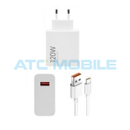 Xiaomi HyperCharge nab&iacute;ječka 120W MDY-14-EE b&iacute;l&aacute; včetně USB-C kabelu
