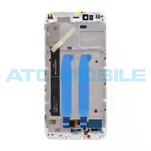 Displej + dotyk + kryt Xiaomi Mi A1, b&iacute;l&yacute;