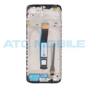 Displej + dotyk + kryt Xiaomi Redmi 10C čern&yacute;, origin&aacute;ln&iacute; 
