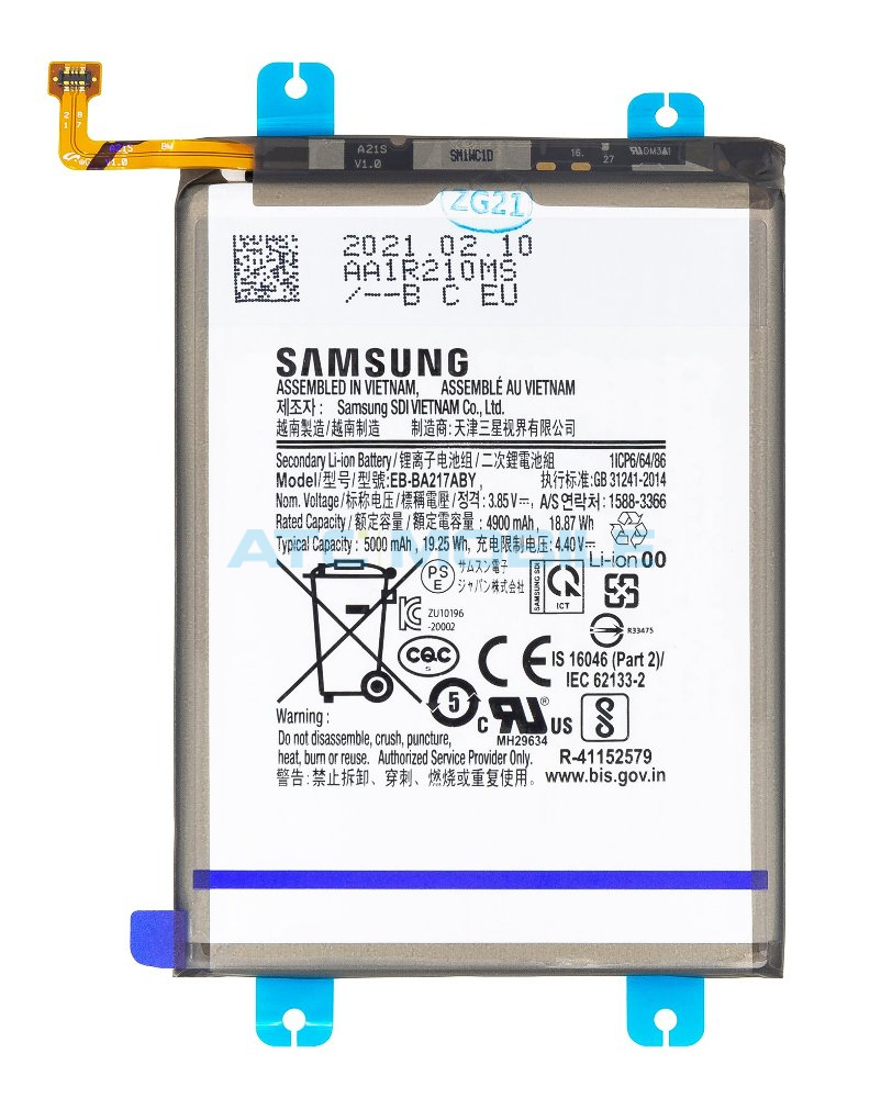 EB-BA217ABY Flex ON/OFF a tlačítek hlasitosti Samsung Galaxy A21s (SM-A217)