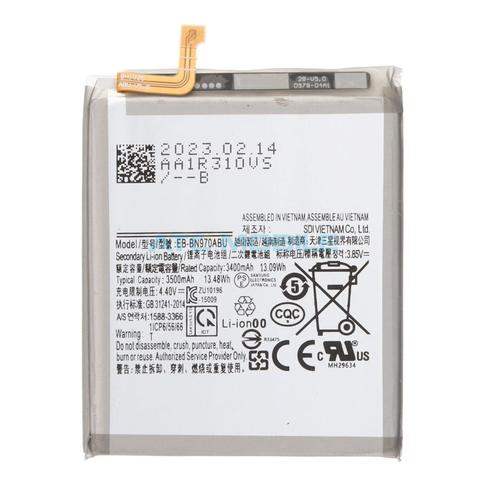 Samsung baterie EB-BN970ABU 3500 mAh Galaxy Note 10 (SM-N970F) OEM včetně lepení Samsung baterie EB-BN970ABU 3500 mAh Galaxy Note 10 (SM-N970F) OEM včetně lepení