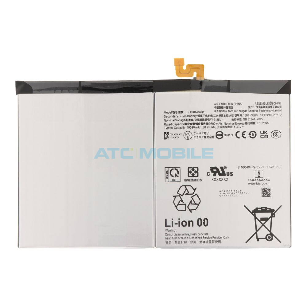 Baterie EB-BX828ABY Samsung Galaxy Tab S10+ (SM-X820, X826), Tab S10 FE+ (SM-X620, X626) včetně lepe Baterie EB-BX828ABY Samsung Galaxy Tab S10+ (SM-X820, X826), Tab S10 FE+ (SM-X620, X626) včetně lepe