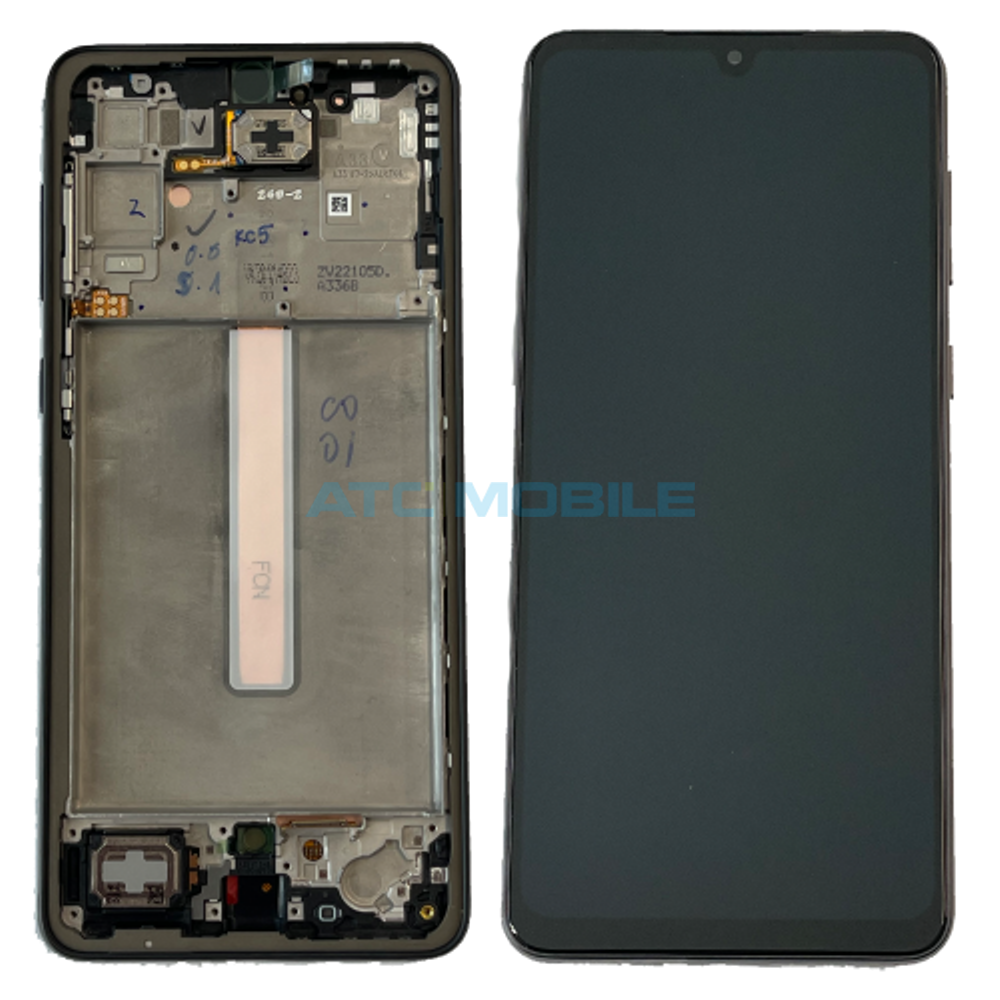 SGA336-LCDOBK Pouzdro Shield4U Samsung Galaxy A33 5G (SM-A336) otevírací modré
