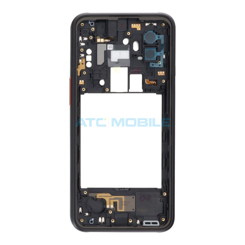 Střední kryt Samsung Galaxy XCover 6 Pro (SM-G736B) černý Střední kryt Samsung Galaxy XCover 6 Pro (SM-G736B) černý