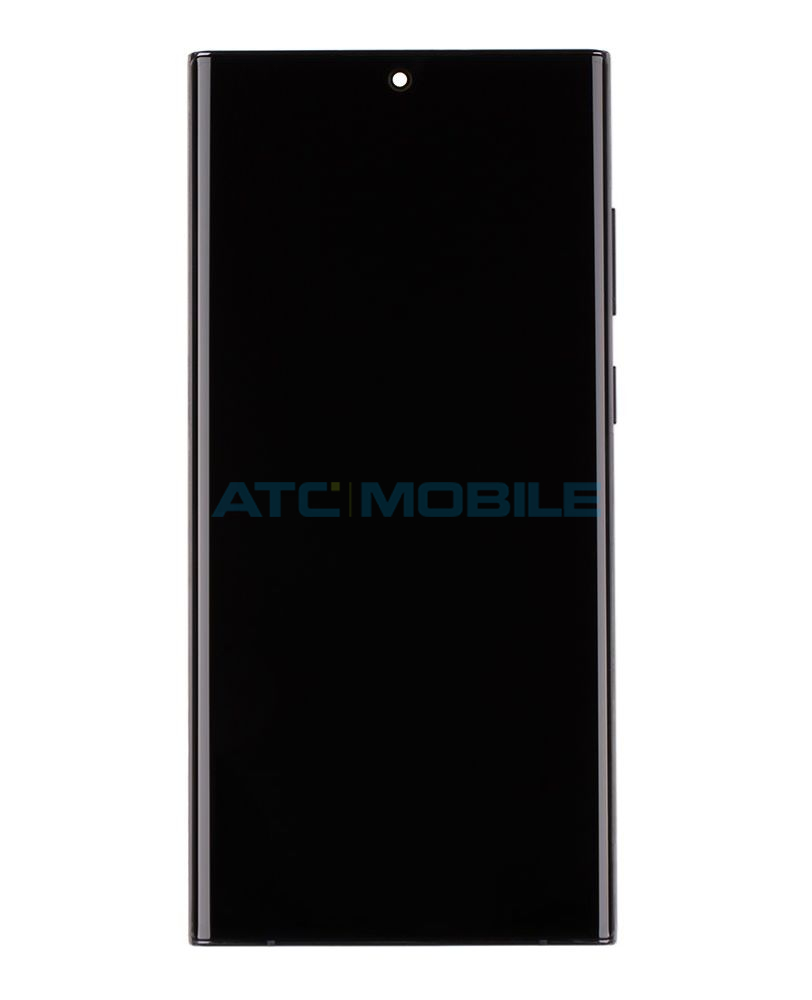 SGS908-LCDOBK Zadní kryt Samsung Galaxy S22 Ultra 5G (SM-S908B) černý (Phantom Black)