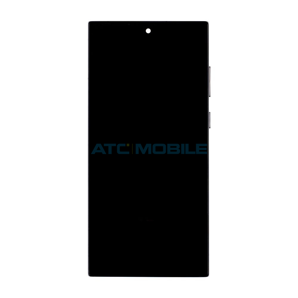 SGS908-LCDOLEDBK Zadní kryt Samsung Galaxy S22 Ultra 5G (SM-S908B) černý (Phantom Black)