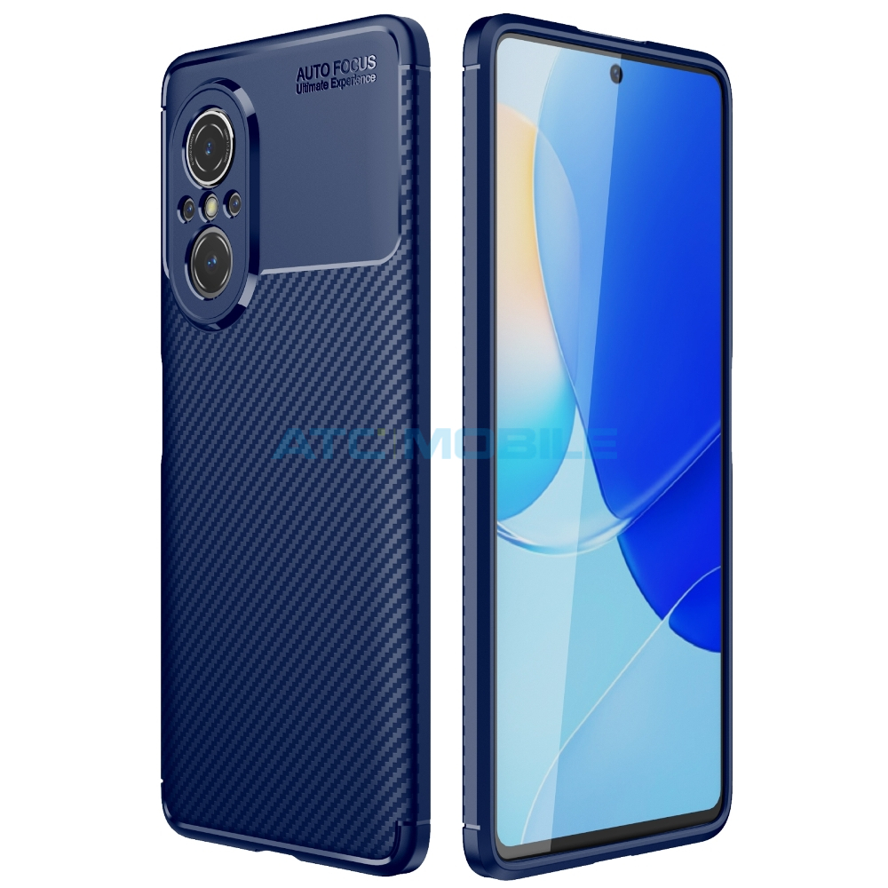 Shield4U Shockproof Carbon Fiber kryt Huawei Nova 9 SE (JLN-L21) modrý Shield4U Shockproof Carbon Fiber kryt Huawei Nova 9 SE (JLN-L21) modrý