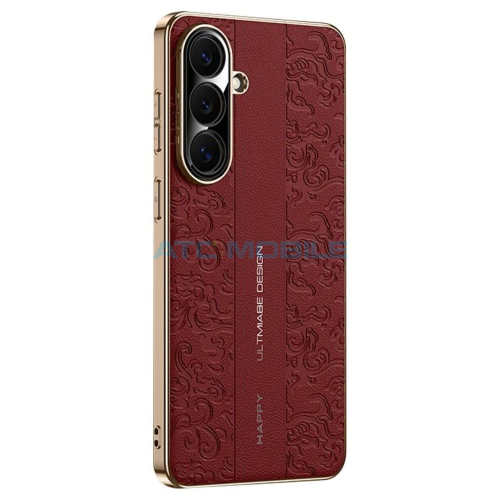 Shield4U kryt z PU kůže Cloud Dragon Samsung Galaxy S26+ 5G (SM-S946B) červený Shield4U kryt z PU kůže Cloud Dragon Samsung Galaxy S26+ 5G (SM-S946B) červený