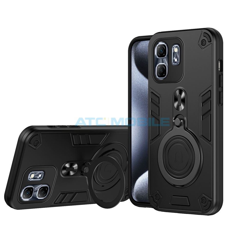 ATC-BCKSP-INFH50iBK Pouzdro Shield4U Infinix Hot 50i (X6531), Smart 9 Calf Texture černé
