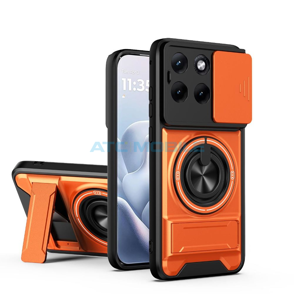 ATC-BCKSPCS-MED70FOR Shockproof Flannel Shield4U kryt Motorola Edge 70 Fusion (XT2605) tm. modrý