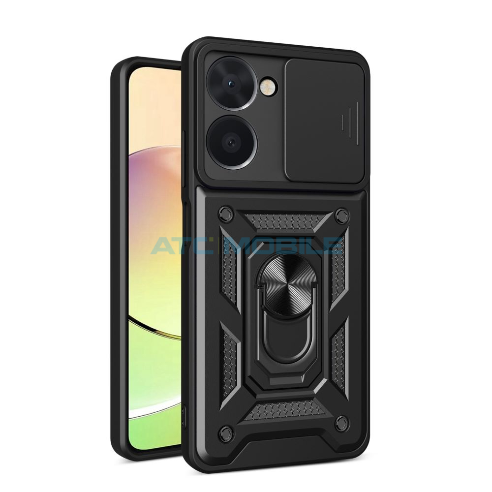 ATC-BCKSPCS-REALC33BK Pouzdro Shield4U Realme C33 (RMX3624) otevírací červené