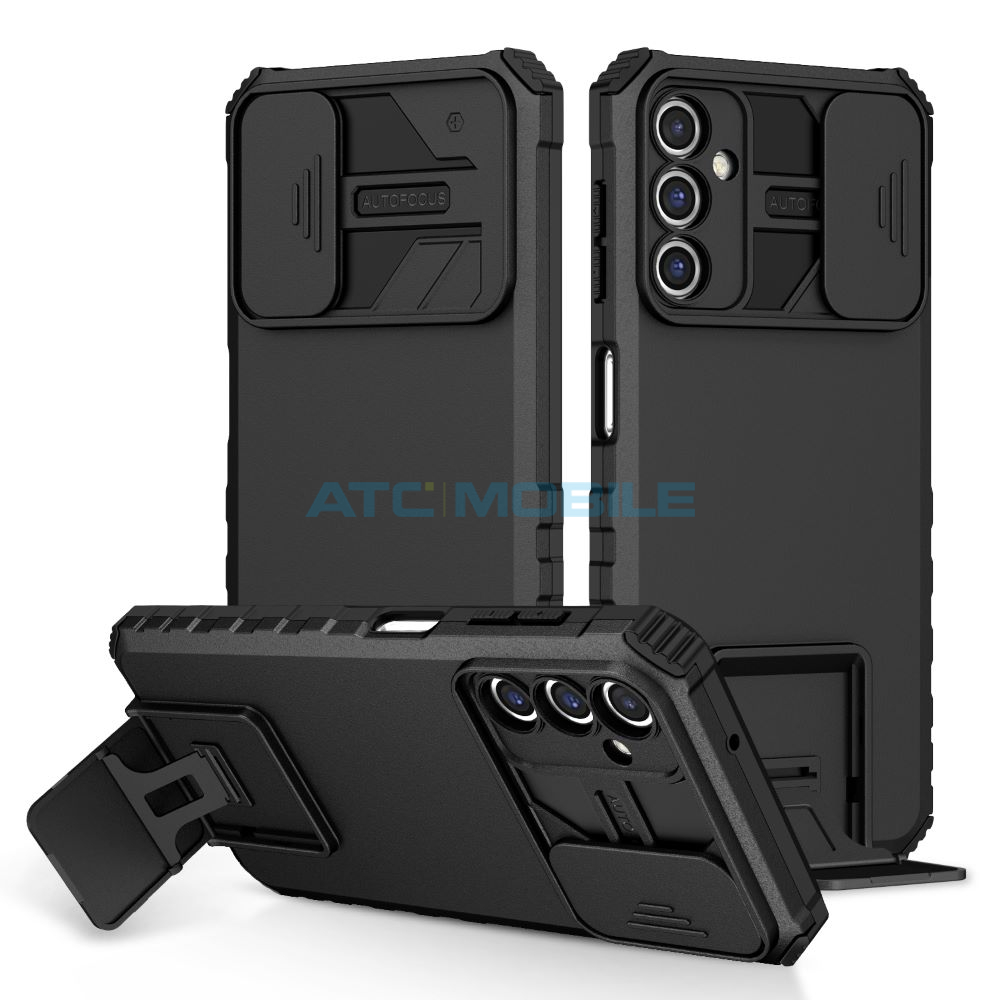 ATC-BCKSPCS-SGA146BK Pouzdro Shield4U Samsung Galaxy A14 5G (SM-A146) otev&iacute;rac&iacute; čern&eacute;