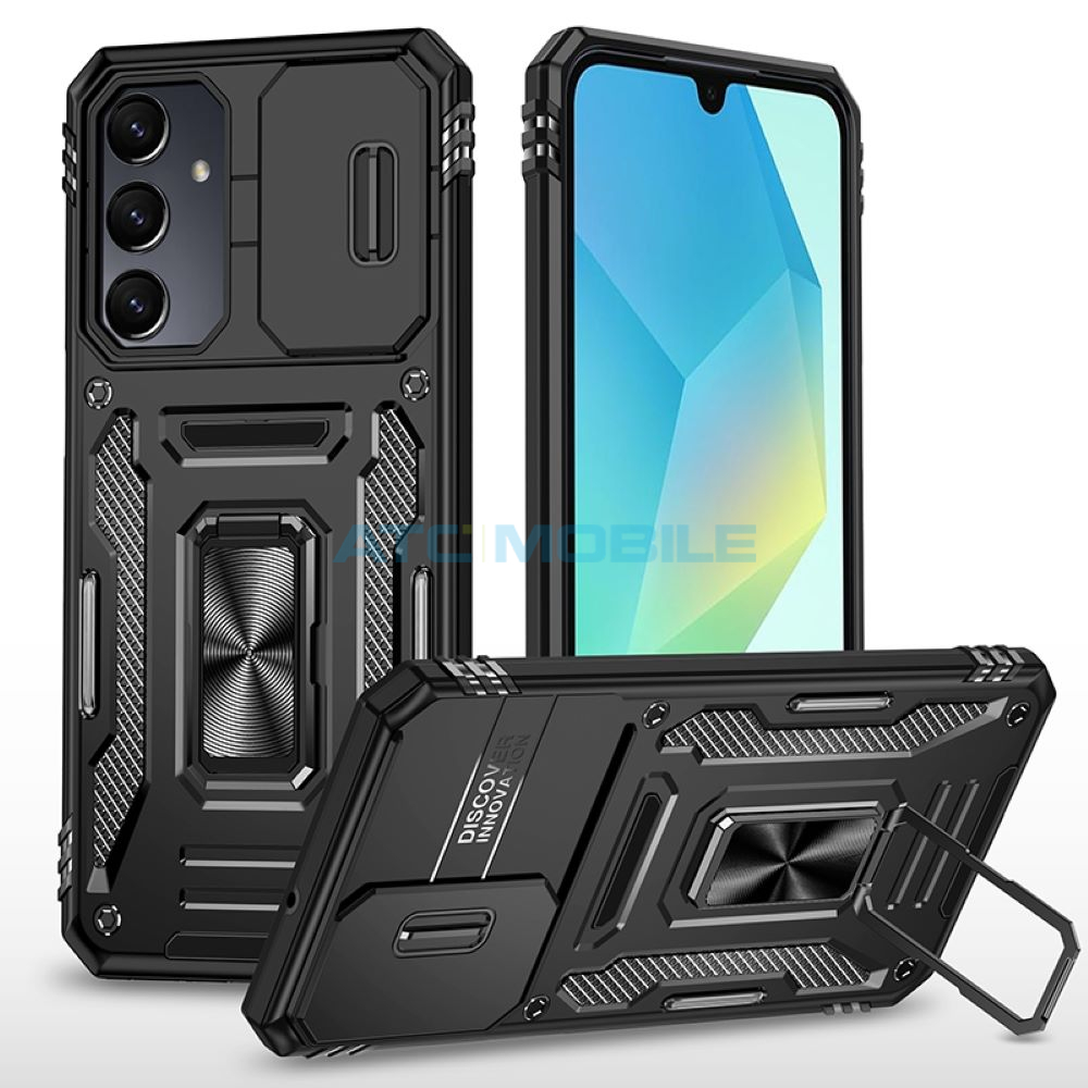 ATC-BCKSPCS-SGA166BK Pouzdro Shield4U Samsung Galaxy A16 5G (SM-A166B), A17 5G (SM-A176B), A26 5G (SM-A266B) Classic Calf