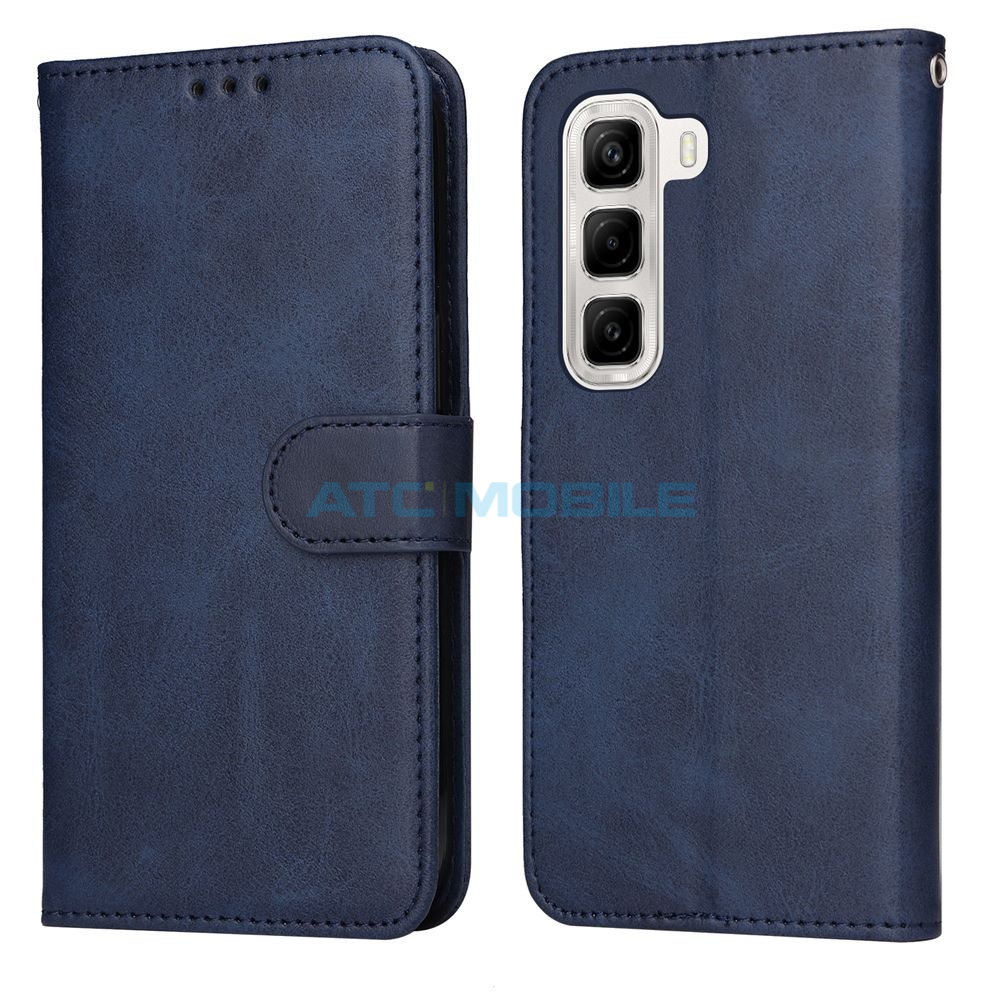 ATC-BOOK-INFH504GBL Pouzdro Shield4U Infinix Hot 50 4G (X6882) Calf Texture čern&eacute;