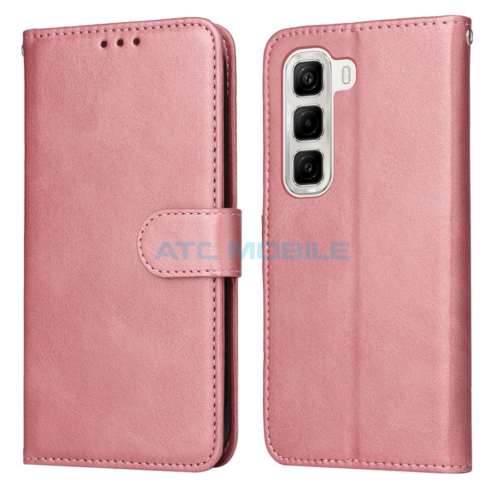ATC-BOOK-INFH504GRG Pouzdro Shield4U Infinix Hot 50 4G (X6882) Calf Texture čern&eacute;