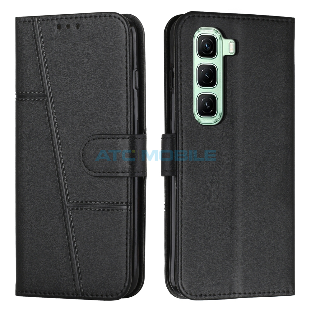 ATC-BOOK-INFH50PBK Pouzdro Shield4U Infinix Hot 50 Pro 4G (X6881) Calf Texture modré
