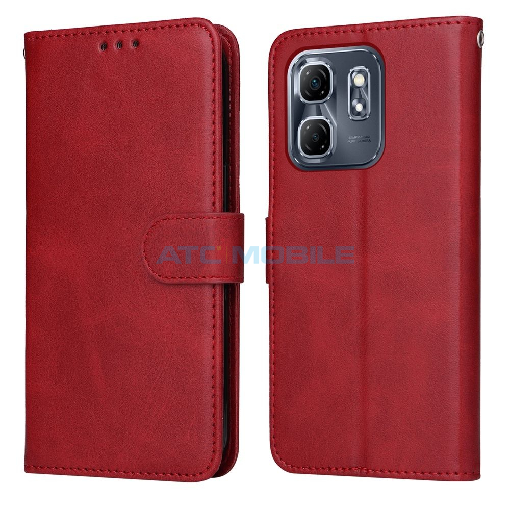 ATC-BOOK-INFH50iRD Pouzdro Shield4U Infinix Hot 50i (X6531), Smart 9 Calf Texture černé