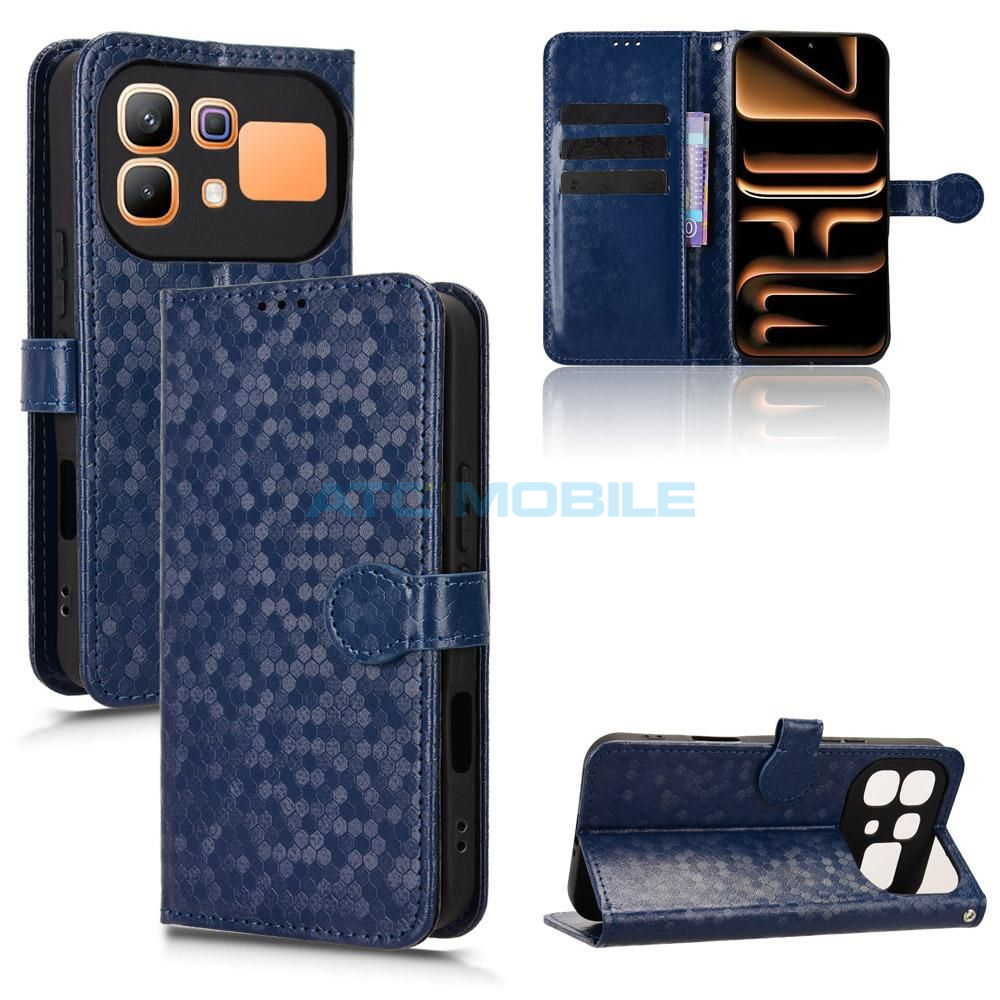 ATC-BOOK-INFN605GBL Pouzdro Shield4U Infinix Note 60 5G (X6879), Note 60 Pro 5G (X6878) Diamond Texture otevírací černé