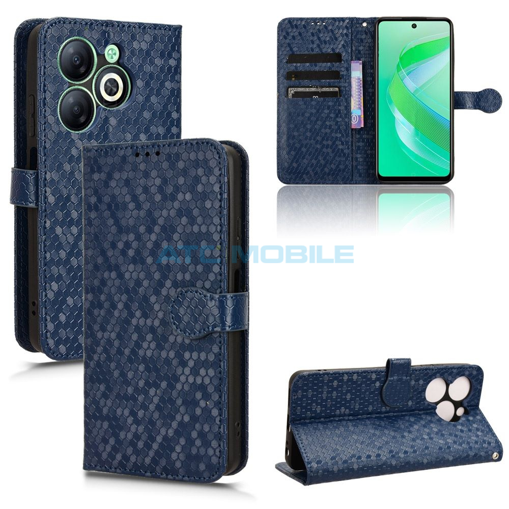 ATC-BOOK-INFS8HOBL Pouzdro Shield4U Magnetic Infinix Smart 8 (X6525) Retro Texture otevírací černé