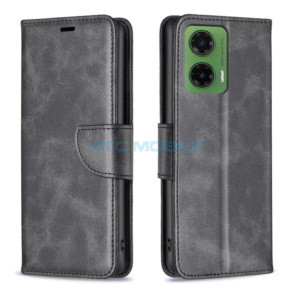 ATC-BOOK-MMG35BK Shield4U Shockproof kryt Motorola Moto G35 5G (XT2433) černý s otočným kroužkem