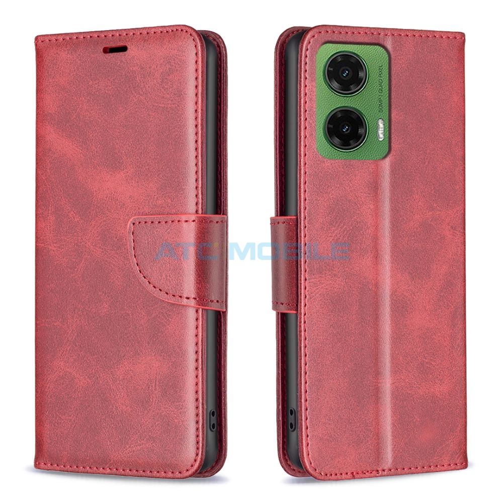ATC-BOOK-MMG35RD Shield4U Shockproof kryt Motorola Moto G35 5G (XT2433) černý s otočným kroužkem