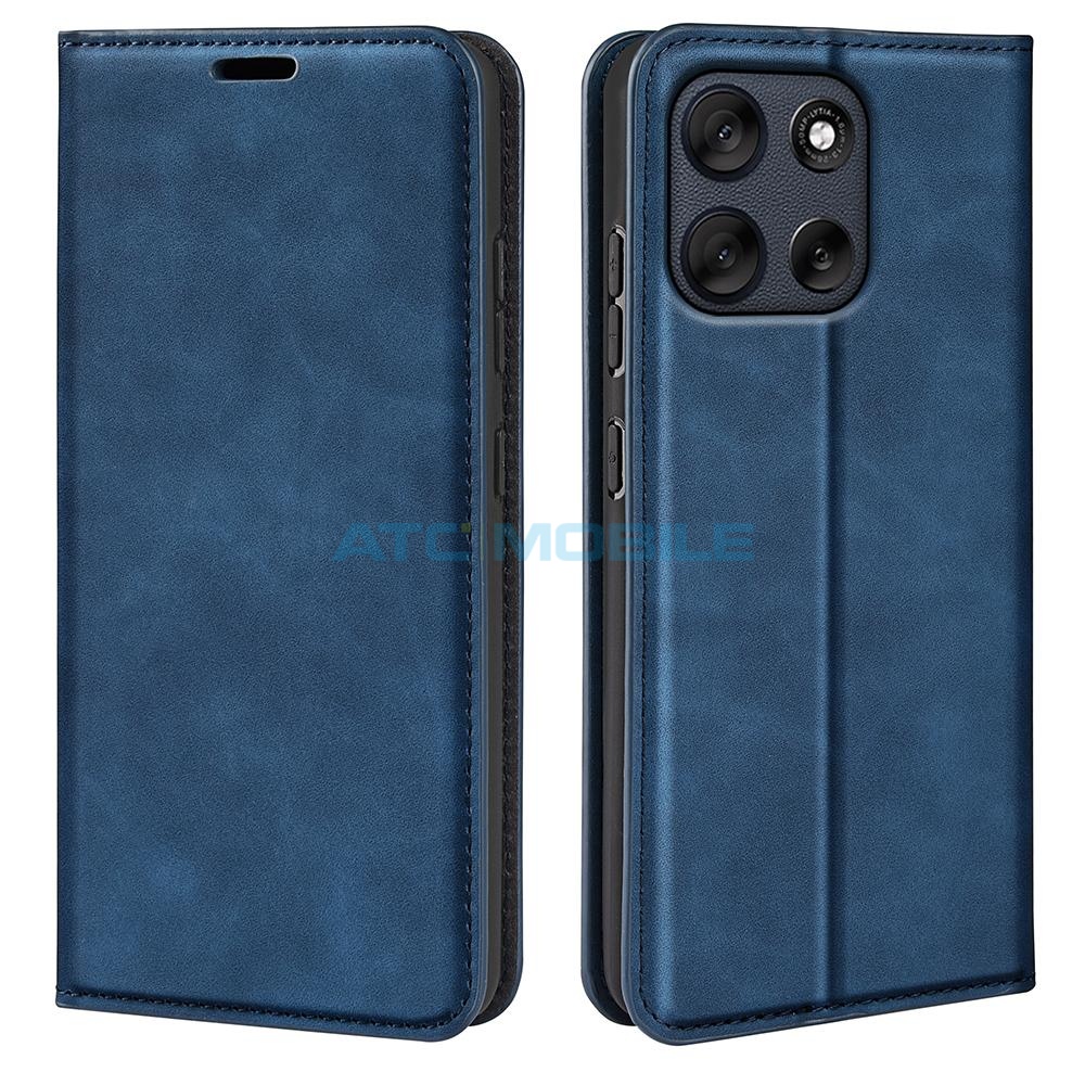 ATC-BOOK-MMG56RBL Pouzdro Shield4U Motorola Moto G56 5G (XT2529) Retro-skin Magnetic otevírací černé