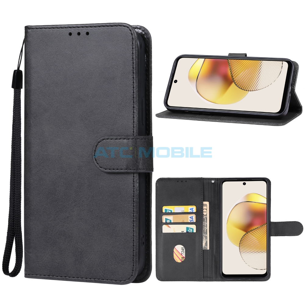 ATC-BOOK-MMG73BK Pouzdro Shield4U Motorola Moto G73 5G otev&iacute;rac&iacute; červen&eacute;