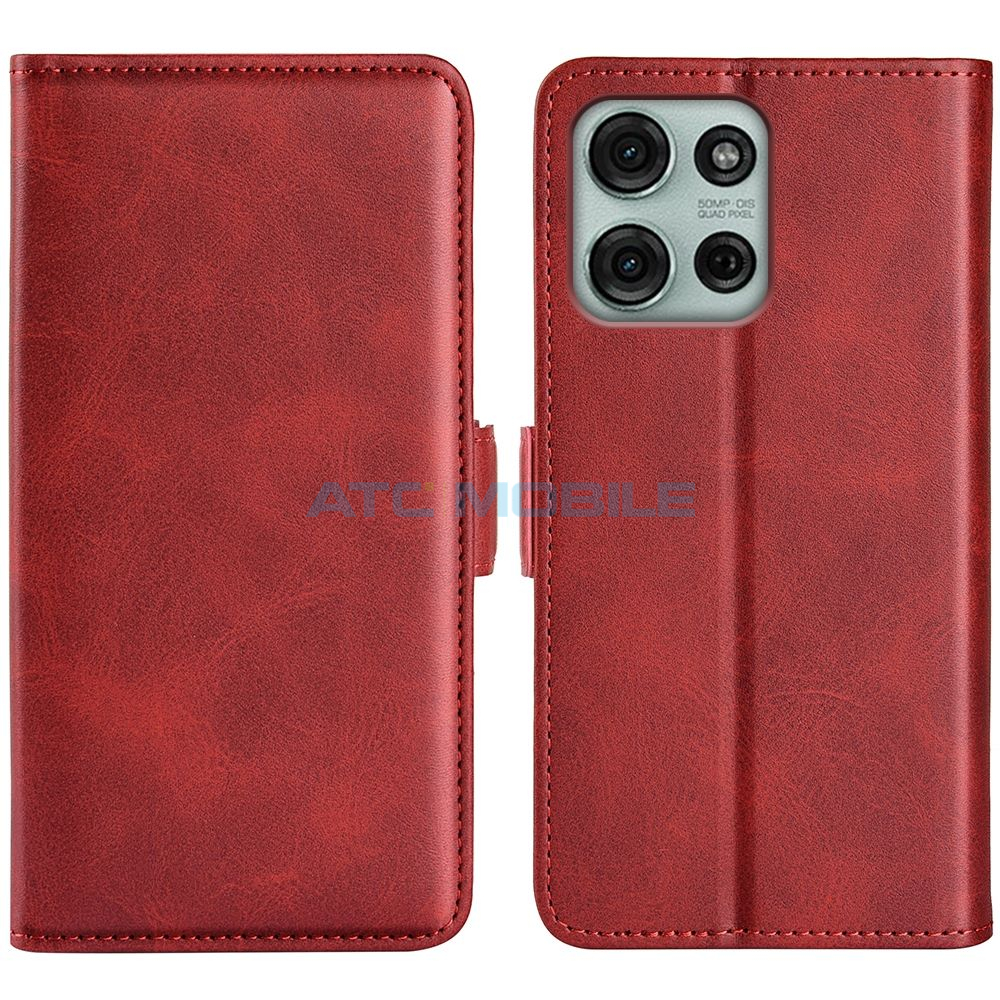 ATC-BOOK-MMG75MRD Pouzdro Shield4U Motorola Moto G75 5G (XT2437) Magnetic Buckle černé