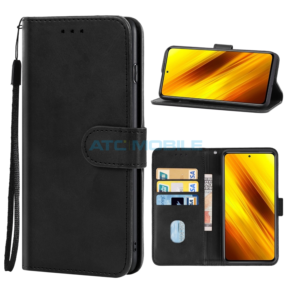 ATC-BOOK-POCOX3BK1 Shockproof Thunderbolt kryt Poco X3 NFC modrý