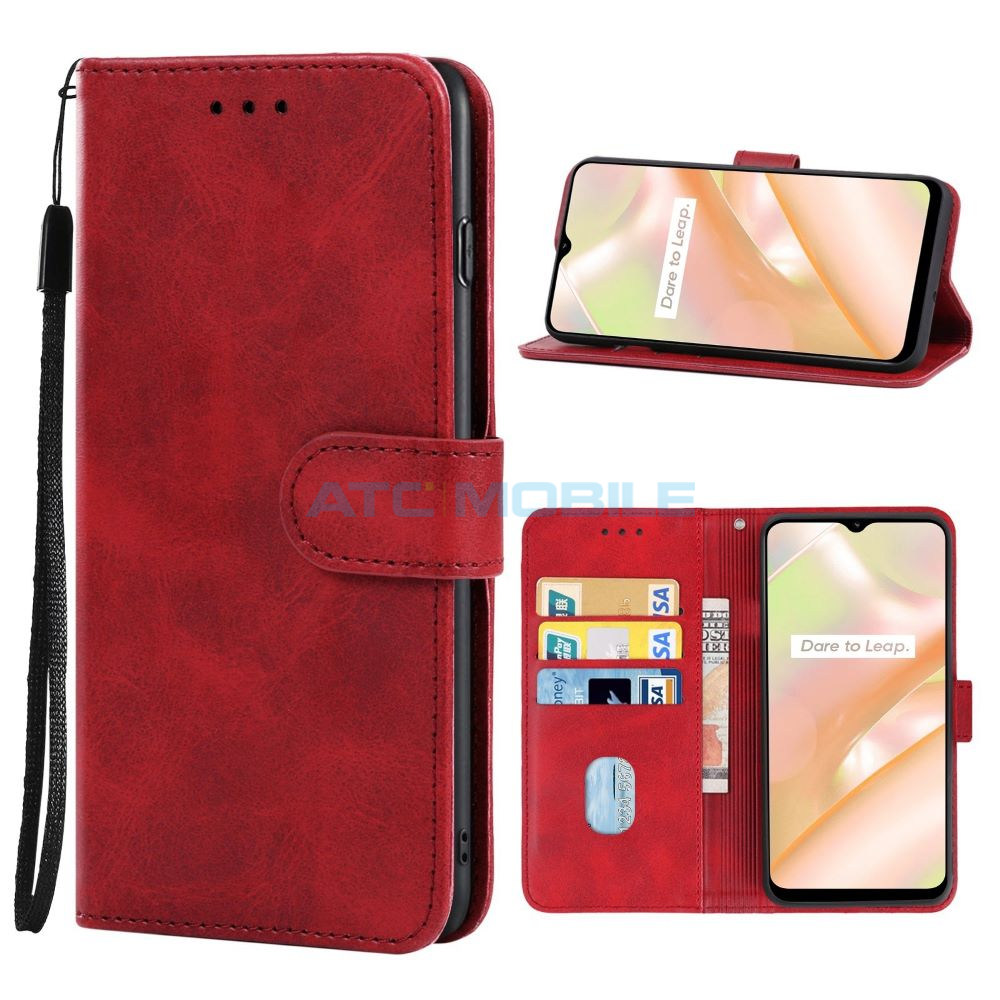 Pouzdro Shield4U Realme C33 (RMX3624) otevírací červené Pouzdro Shield4U Realme C33 (RMX3624) otevírací červené