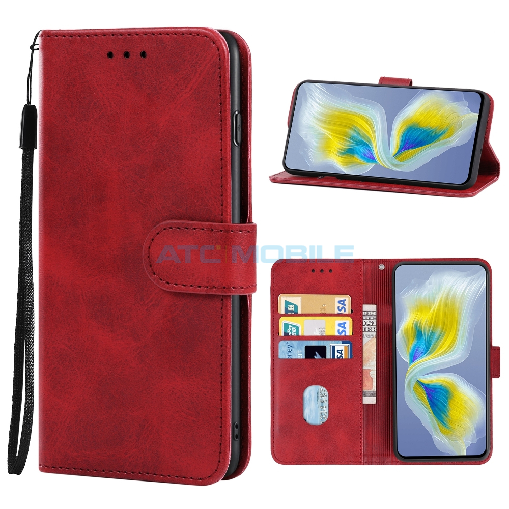 Pouzdro Shield4U Tecno Camon 18 Premier otevírací červené Pouzdro Shield4U Tecno Camon 18 Premier otevírací červené
