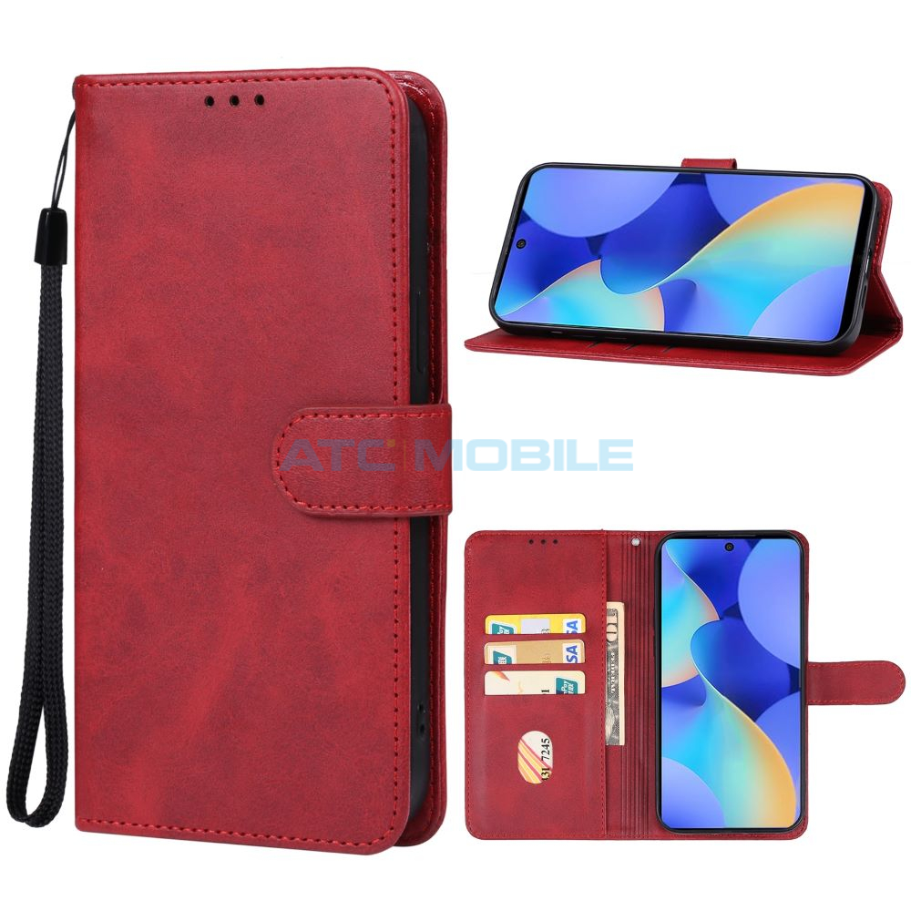 Pouzdro Shield4U Tecno Spark 10 Pro otevírací červené Pouzdro Shield4U Tecno Spark 10 Pro otevírací červené