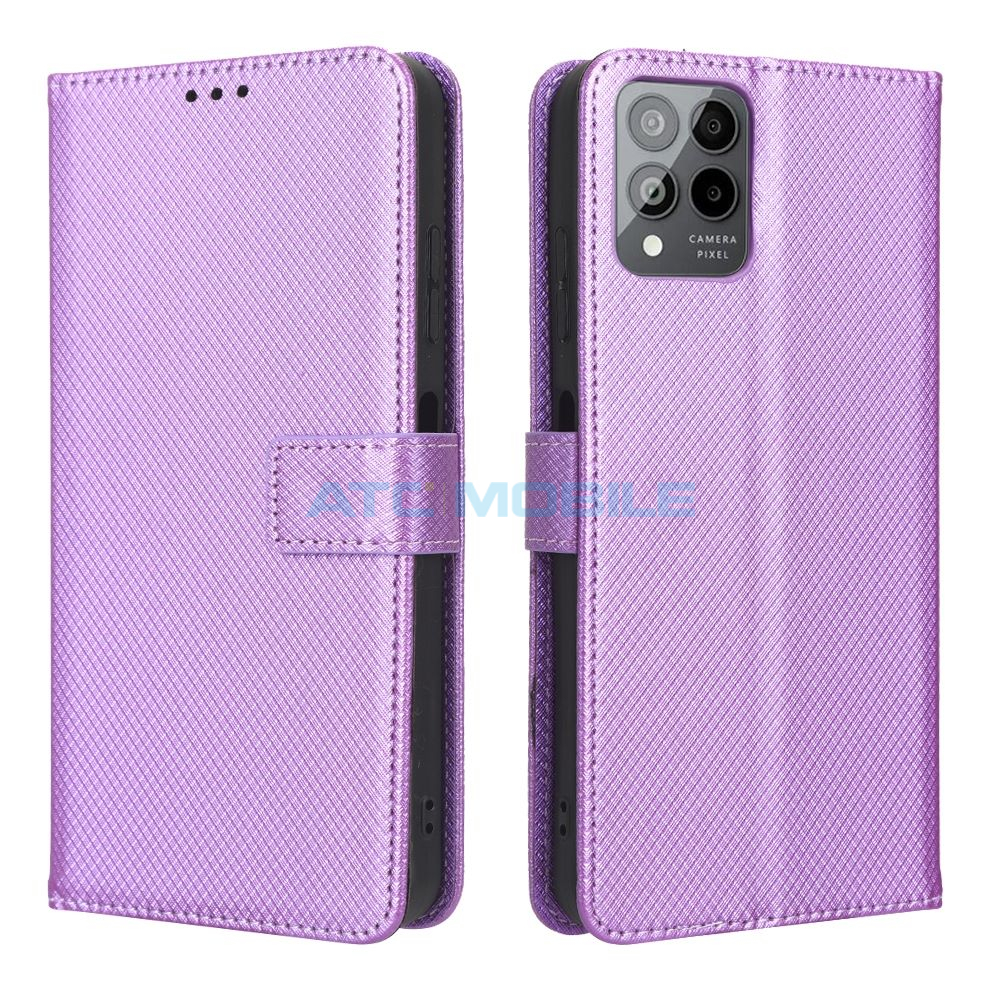 ATC-BOOK-TPH5GPPR Pouzdro Shield4U T Phone Pro 5G (2023) Diamond Texture otev&iacute;rac&iacute; modr&eacute;