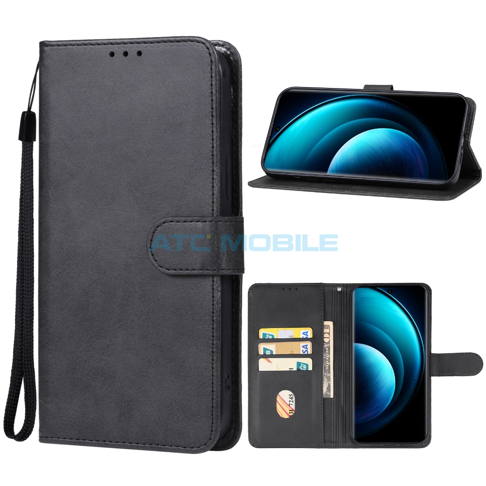 Pouzdro Shield4U Vivo X100 Pro otevírací černé Pouzdro Shield4U Vivo X100 Pro otevírací černé