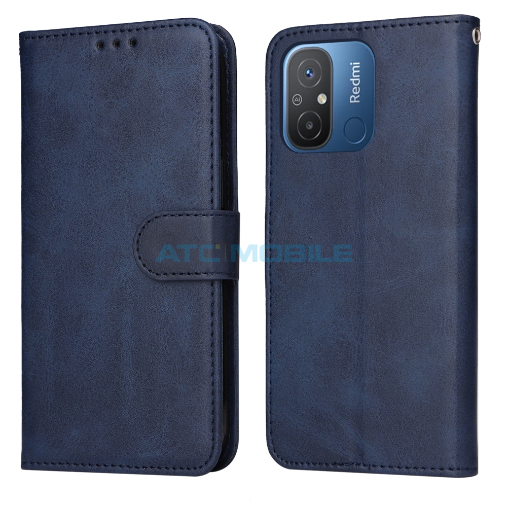 ATC-BOOK-XIAR12CCTBL Pouzdro Shield4U Xiaomi Redmi 12C, 11A 4G Calf Texture černé