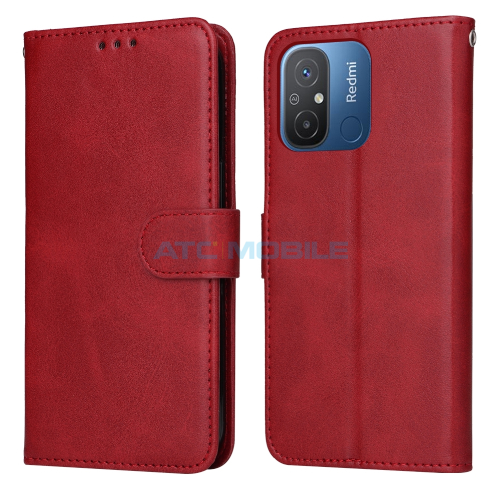 ATC-BOOK-XIAR12CCTRD Pouzdro Shield4U Xiaomi Redmi 12C, 11A 4G Calf Texture černé