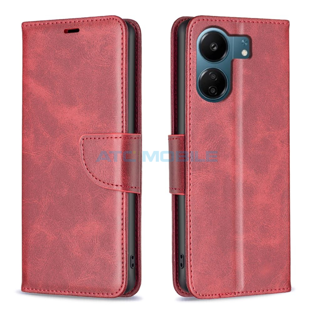 ATC-BOOK-XIAR13LTRD Pouzdro Shield4U Xiaomi Redmi 13C 4G, 5G Lambskin Texture otevírací modré