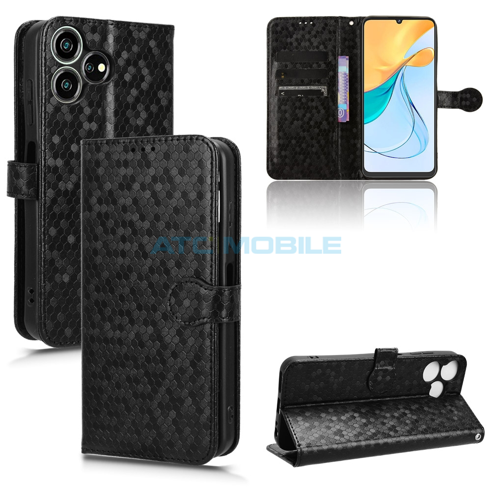 ATC-BOOK-ZTEBV50SBK Pouzdro Shield4U ZTE Blade A73 4G, Blade V50S otevírací modré