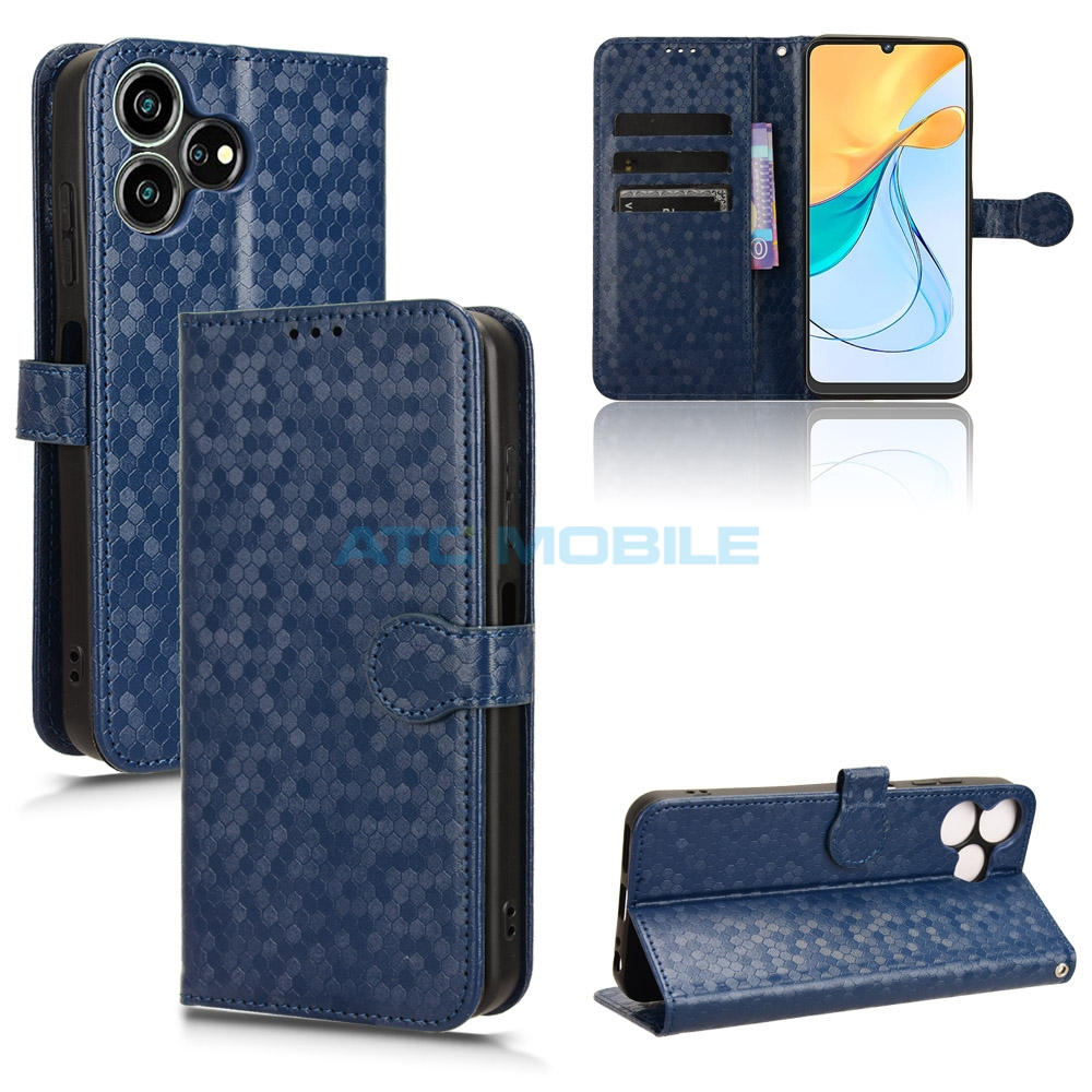 ATC-BOOK-ZTEBV50SBL Pouzdro Shield4U ZTE Blade A73 4G, Blade V50S otevírací modré