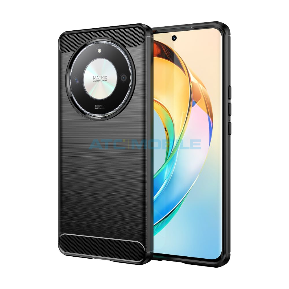 ATC-CARBONBC-HONM6LBK Tvrzené sklo Shield4U 3D Curved Edge Honor Magic6 Lite FullScreen, černé