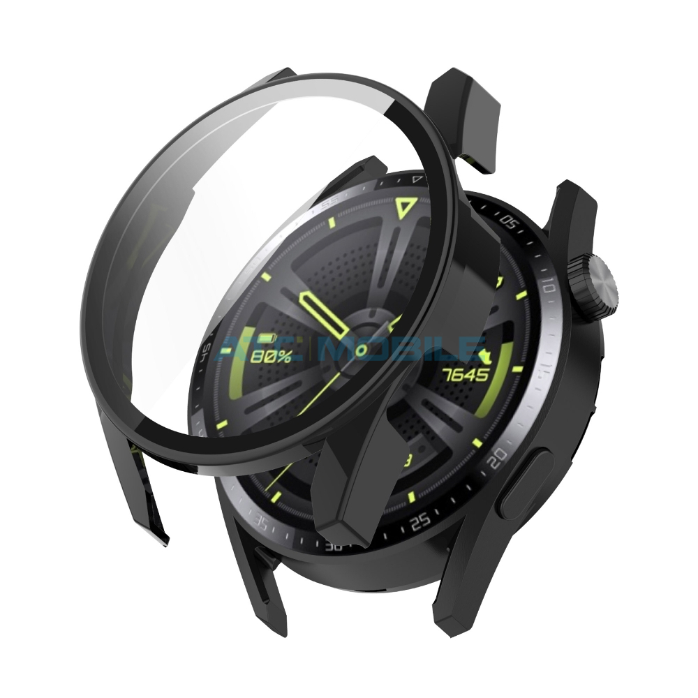 ATC-FCTG-HUAWGT346BK Přední ochranný kryt Shield4U Huawei Watch GT 3 (46mm) včetně ochranného skla čirý